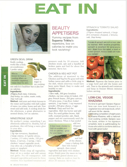 Beauty Appetisers — Recipes from Suparna Trikha's Repertoire