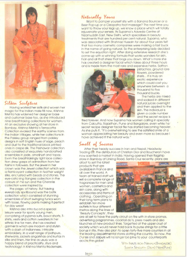 Naturally Yours — Suparna's Aveda Centre, Nizamuddin East