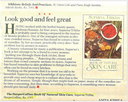 Look Good and Feel Great — Review: The HarperCollins Book of Natural Skin Care