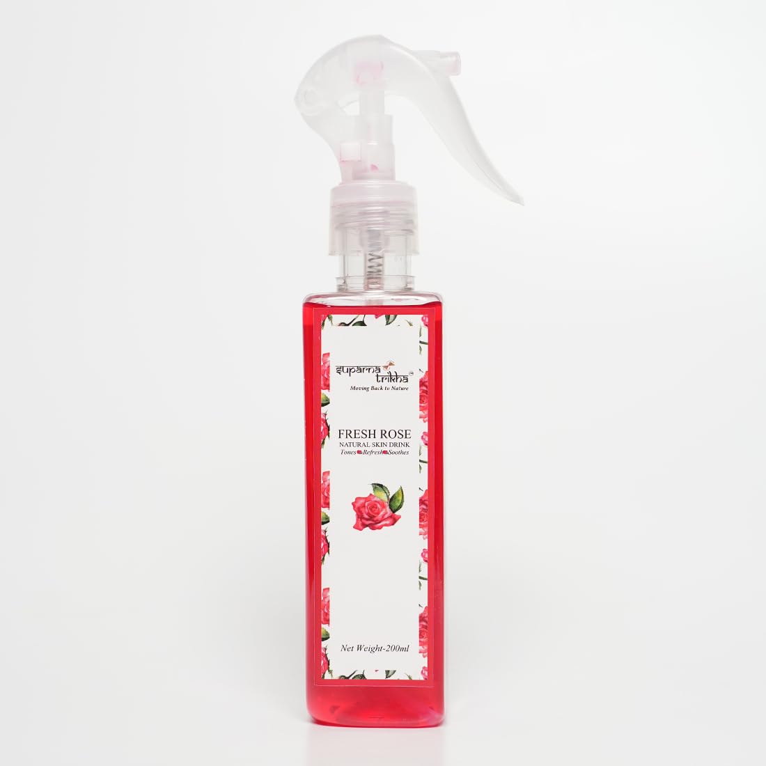 Fresh Rose Water Red | Natural Face Toner with Rose Petal Extract & Rose Oil | Cools, - main image