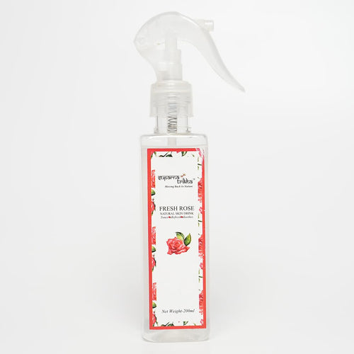 Fresh Rose White Toner | Pure Rose Water with Rose Extract & Glycerine | Alcohol-Free - main image