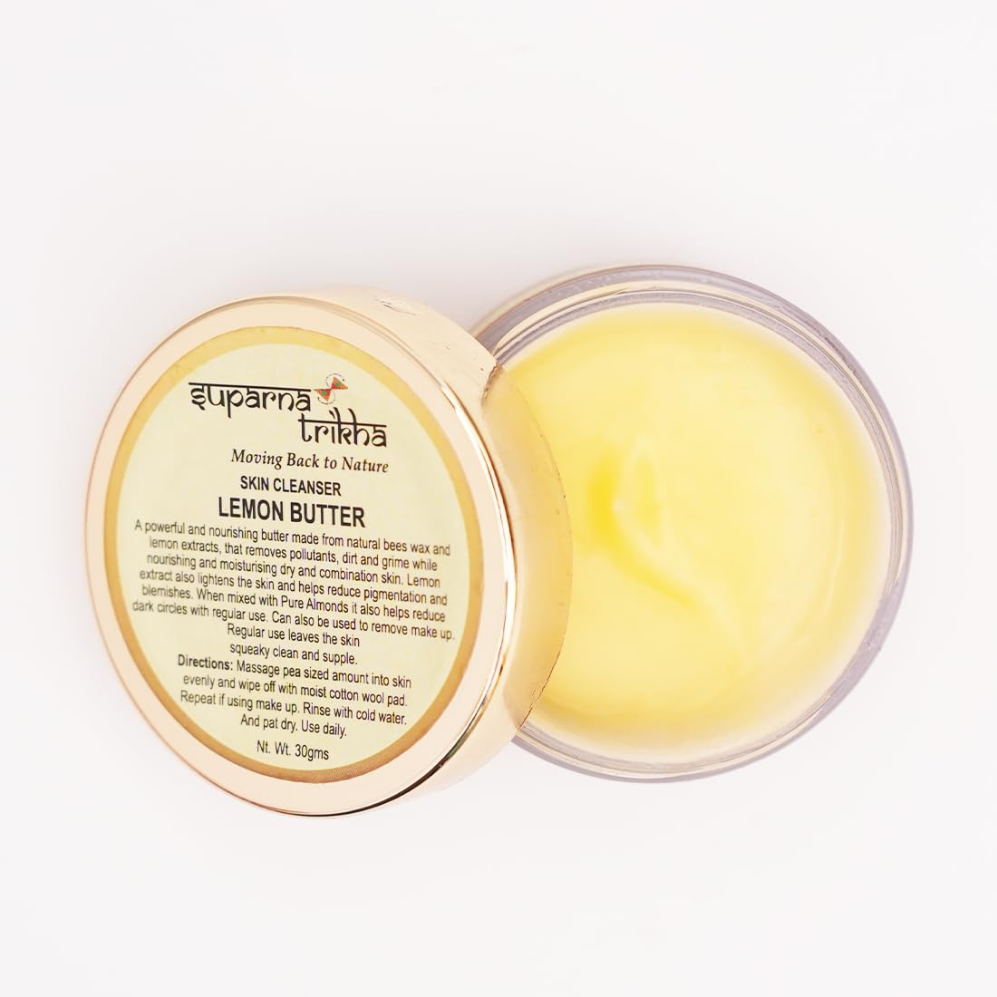 Lemon Butter Cleanser & Moisturizer | Cleansing Balm with Shea Butter, Cocoa Butter,  - additional image