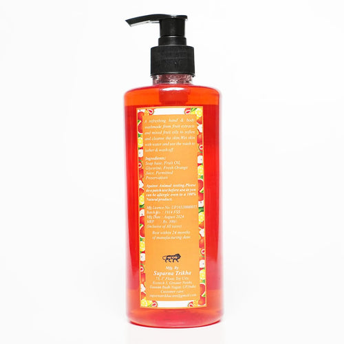 Fruit Slush Hand & Body Wash 500ml | Refreshing Fruit Extract Body Cleanser | Hydrati - additional image