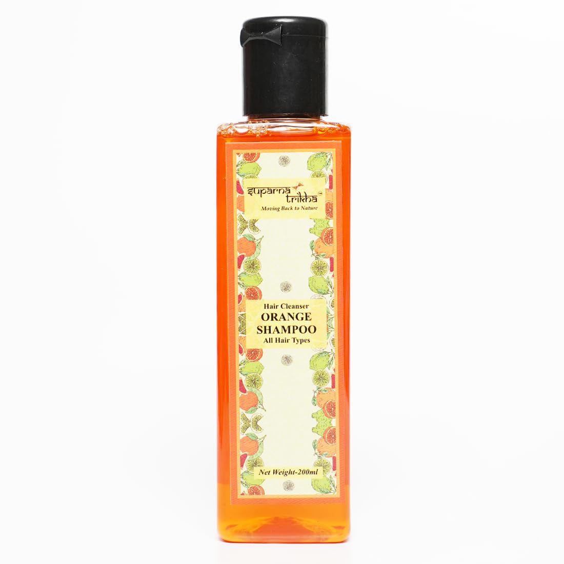 Orange Shampoo with Orange Extract & Essential Oils | Sulphate-Free Hair Cleanser for - main image