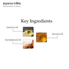 Seed & Sandal Body Massage Oil | Sesame, Almond & Sandalwood Oils | Deep Moisture for - additional image