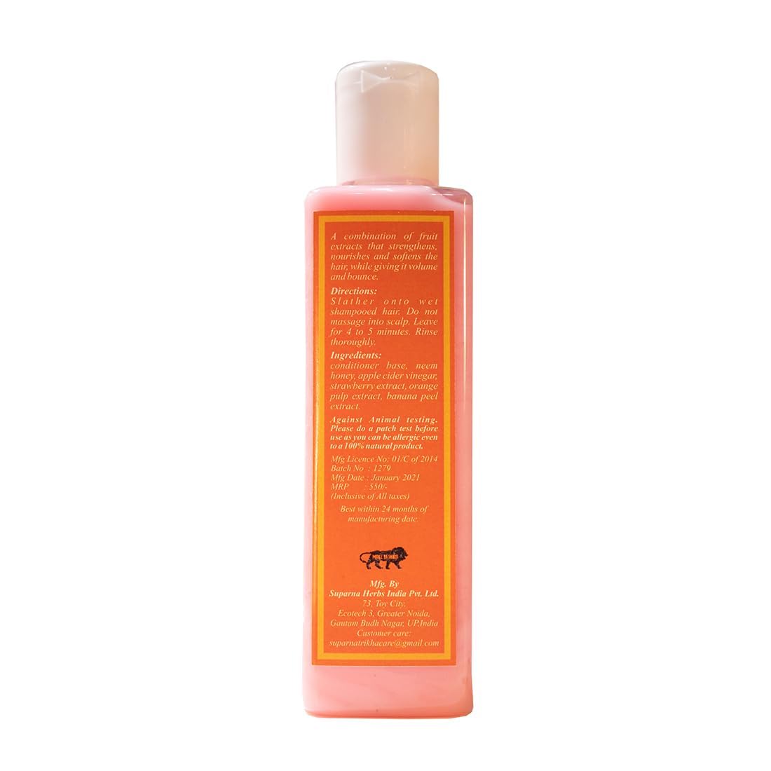 Fruit & Honey Conditioner for Hair | Nourishing Hair Conditioner with Honey & Fruit E - additional image
