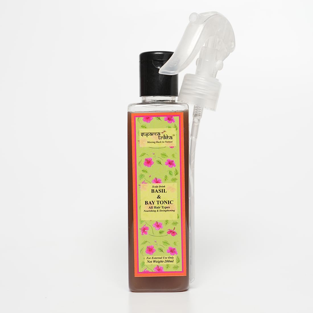 Basil & Bay Hair Tonic | Ayurvedic Herbal Tonic for Hair Growth, Scalp Health & Dandr - main image