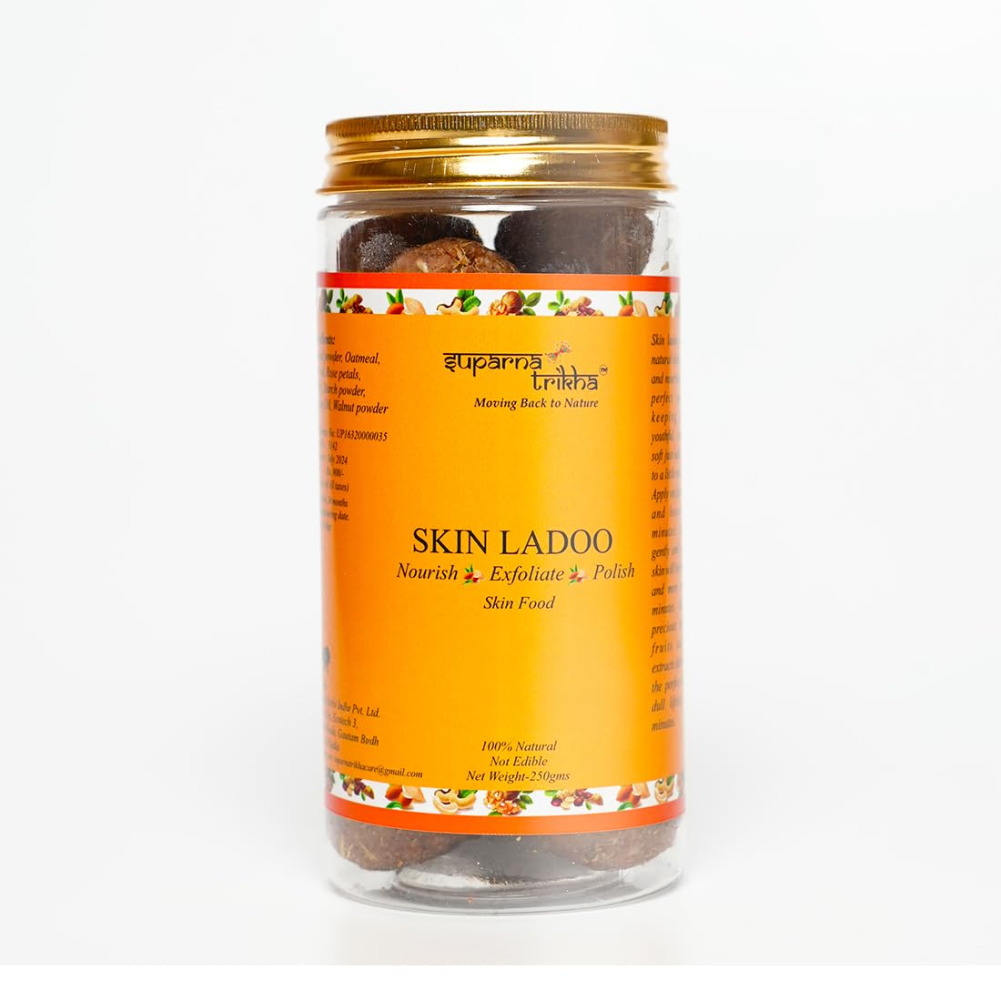Skin Ladoo Face Pack | Natural Exfoliator & Skin Nourisher with Almond Powder, Oatmea - main image