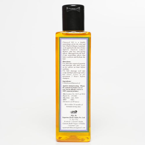 Flaxseed Oil | Cold-Pressed Plant-Based Omega-3 Powerhouse | Nutrient-Rich Oil that B - additional image
