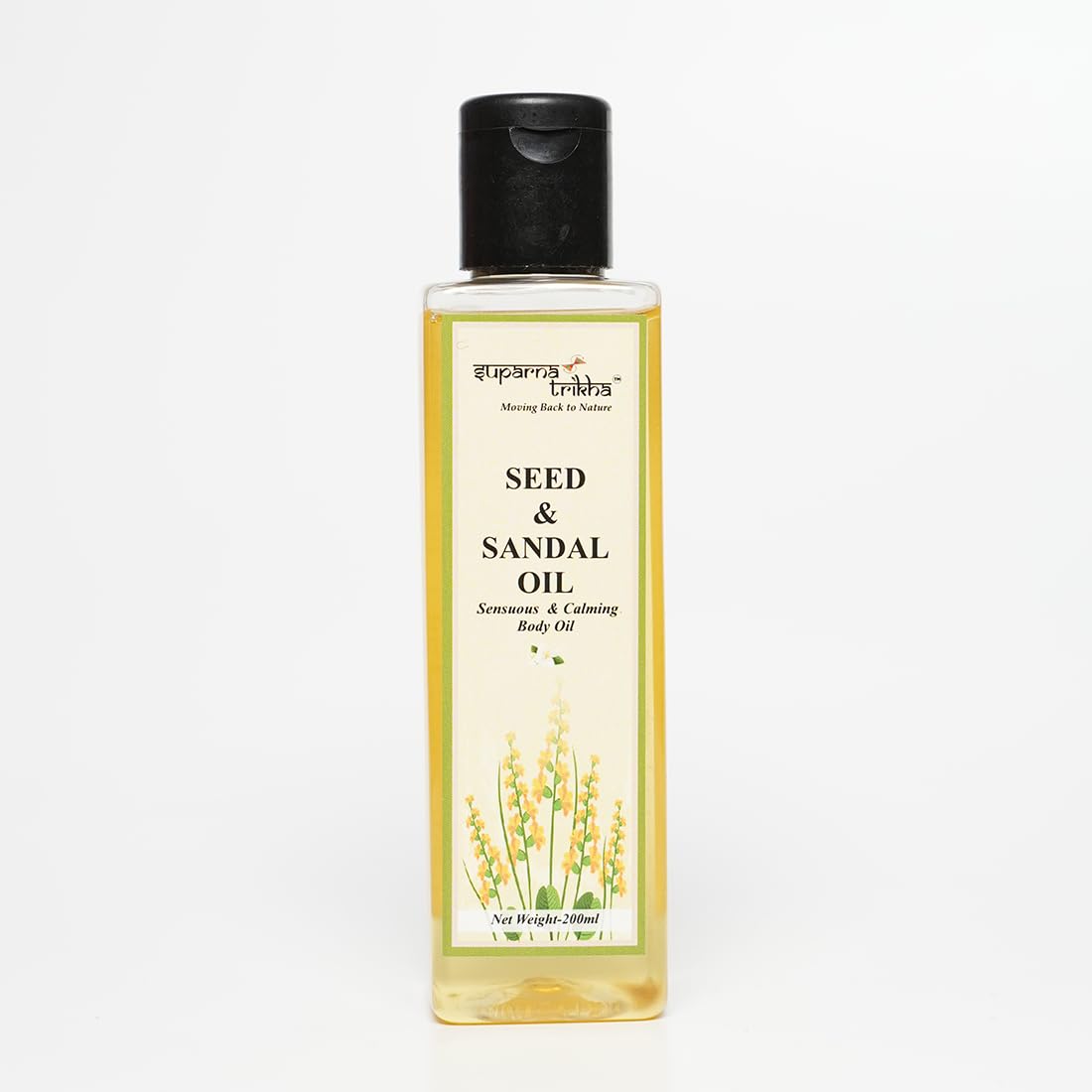 Seed & Sandal Body Massage Oil | Sesame, Almond & Sandalwood Oils | Deep Moisture for - main image