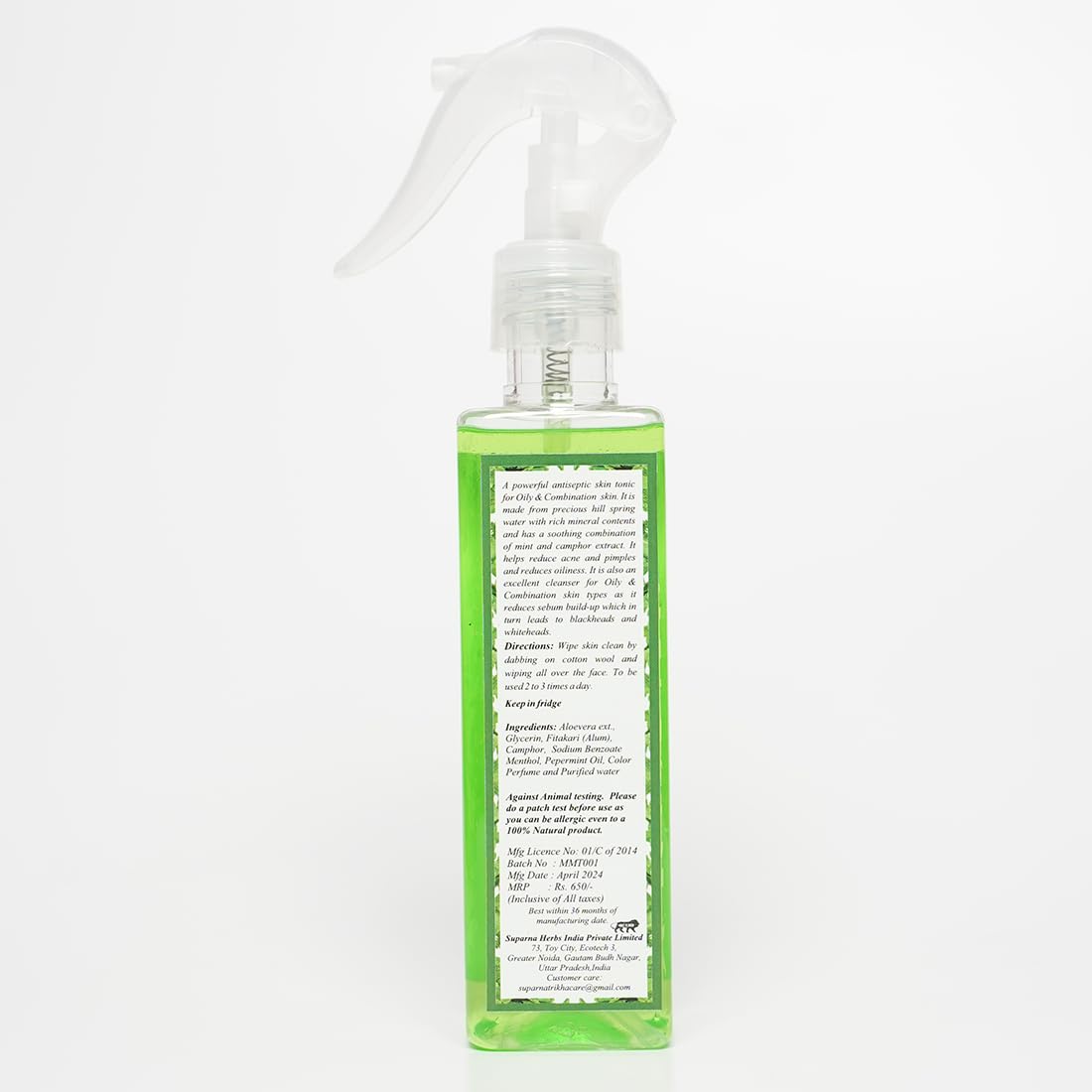 Mineral & Mint Tonic | Face Toner for Oily & Combination Skin | Hill Spring Water wit - additional image