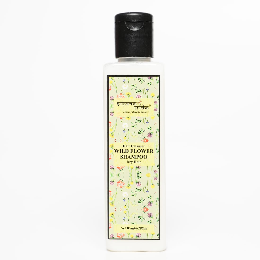 Wild Flower Shampoo | Herbal Cleanser for Dry Hair with Wildflower Extracts, Honey &  - main image