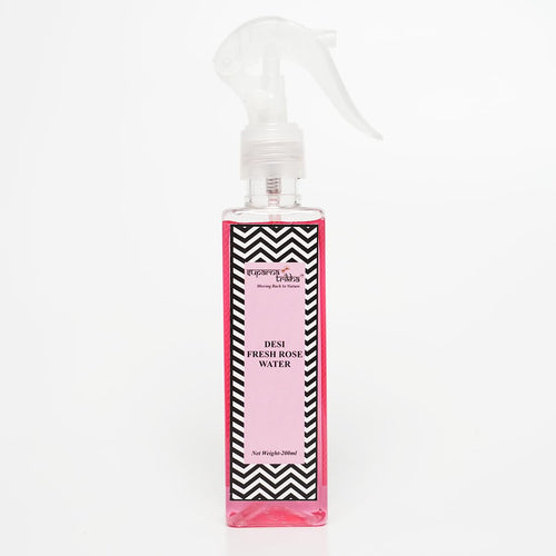 Desi Fresh Rose Water Toner for Youthful Skin | With Honey & Glycerine | Refreshes, H - main image