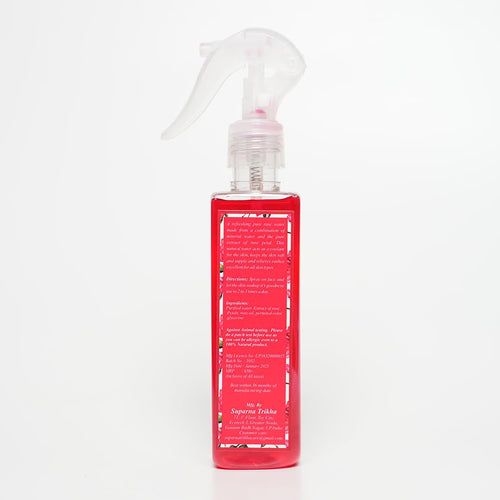Fresh Rose Water Red Facial Mist | Rose Petal Extract & Rose Oil Toner | Hydrating, R - additional image