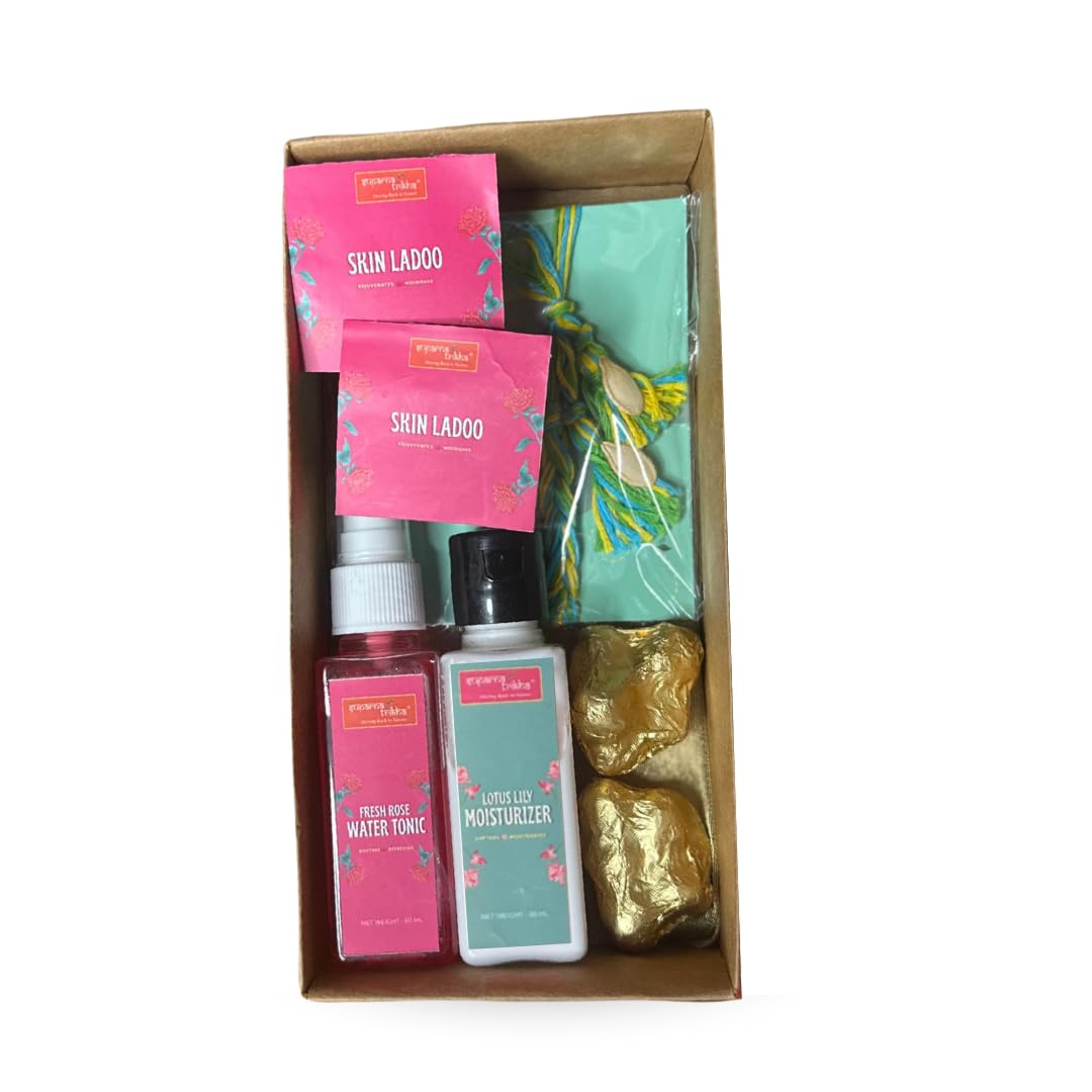 Rakhi Gift Hamper for Sister | Fresh Rose Toner & Lotus Lily Moisturiser, 2 Skin Lado - main image