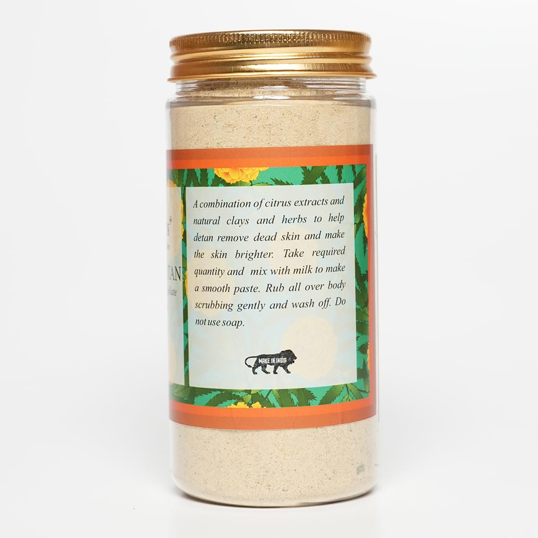 Gaurangi Herbal Ubtan Powder for Tan Removal & Skin Glow | Natural Body Polisher with - additional image