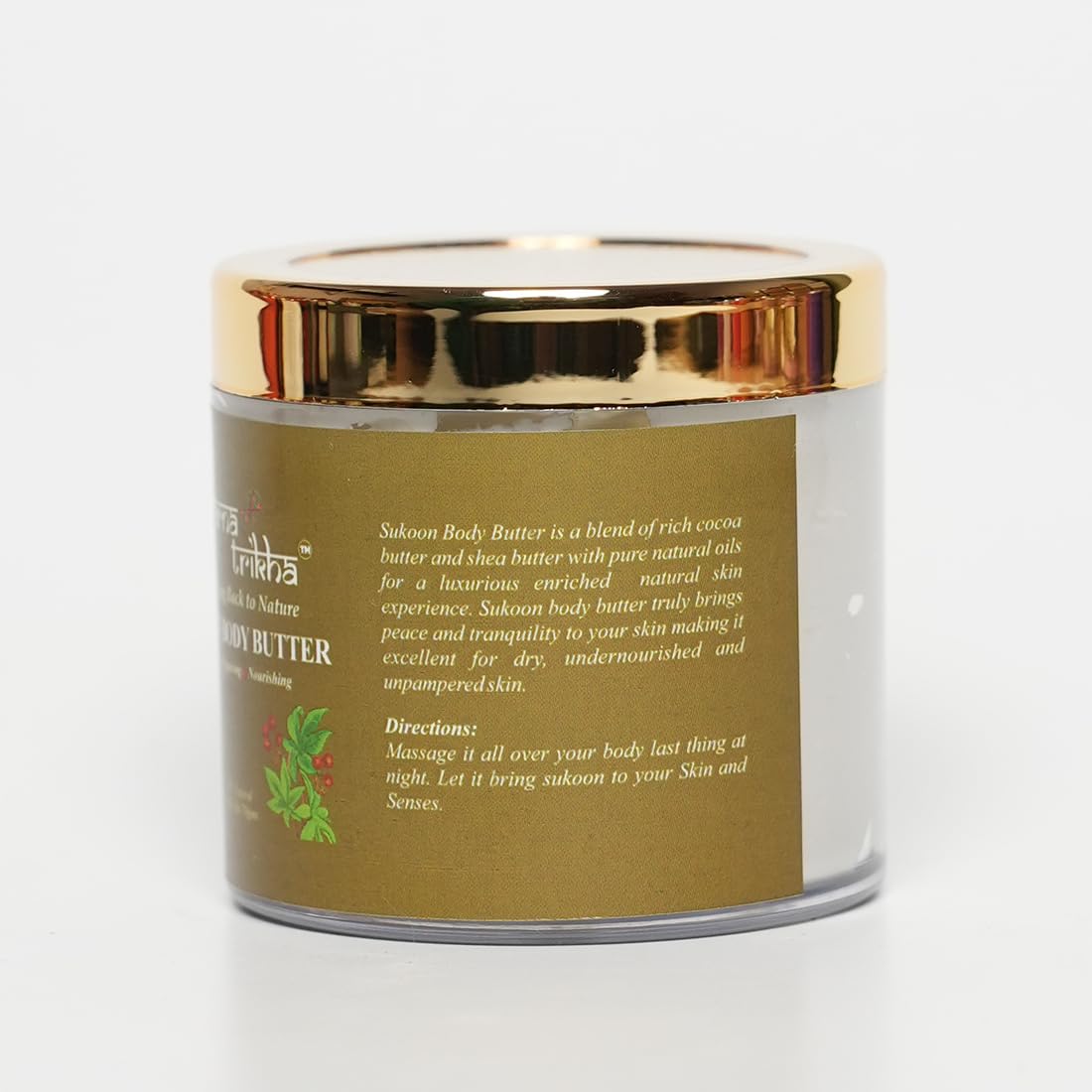 Sukoon Body Butter | Cocoa & Shea Butter with Natural Oils | Deep Nourishment & Repai - additional image