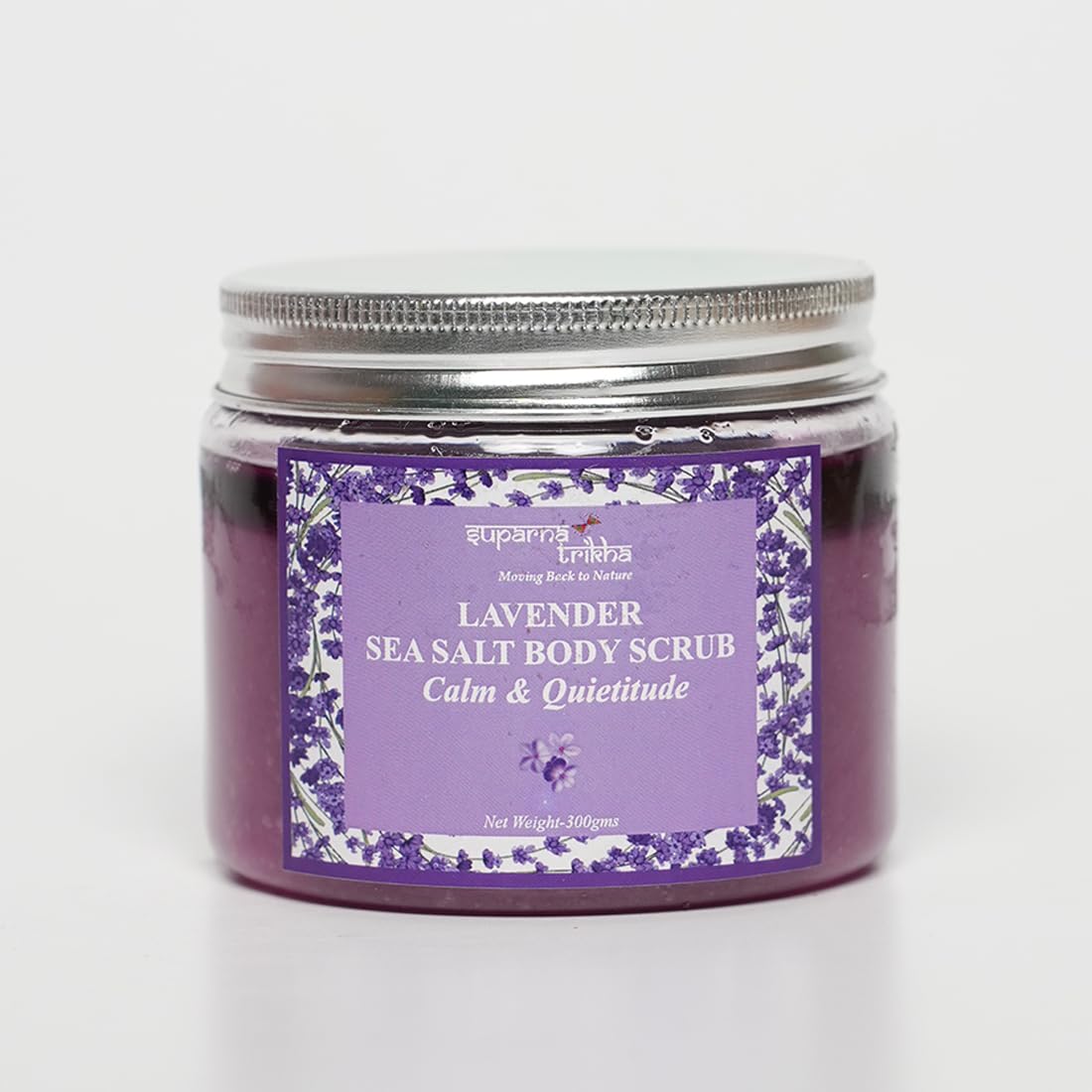 Lavender Sea Salt Scrub | Calming Body Polish with Lavender Essential Oil, Sea Salt,  - main image