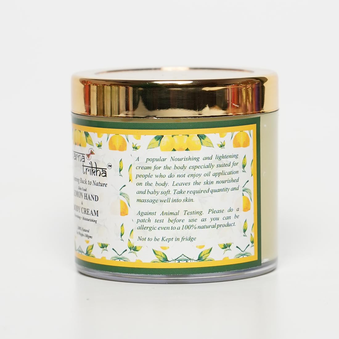 Lemon Hand & Body Cream | Lightweight Daily Moisturizer with Glycerin, Wheatgerm Oil  - additional image