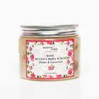 Rose Sea Salt Body Scrub with Rose Petals & Natural Oils | Exfoliating Body Polish fo - main image