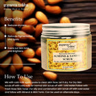 Almond & Sandal Scrub | Traditional Face & Body Ubtan with Almond Powder, Sandalwood, - additional image