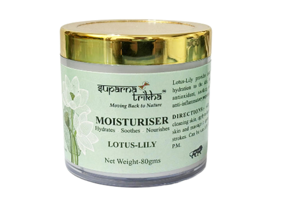 Lotus-Lily Face & Body Moisturizer Cream with Vitamin E, Almond Oil, Honey & Glycerin - main image